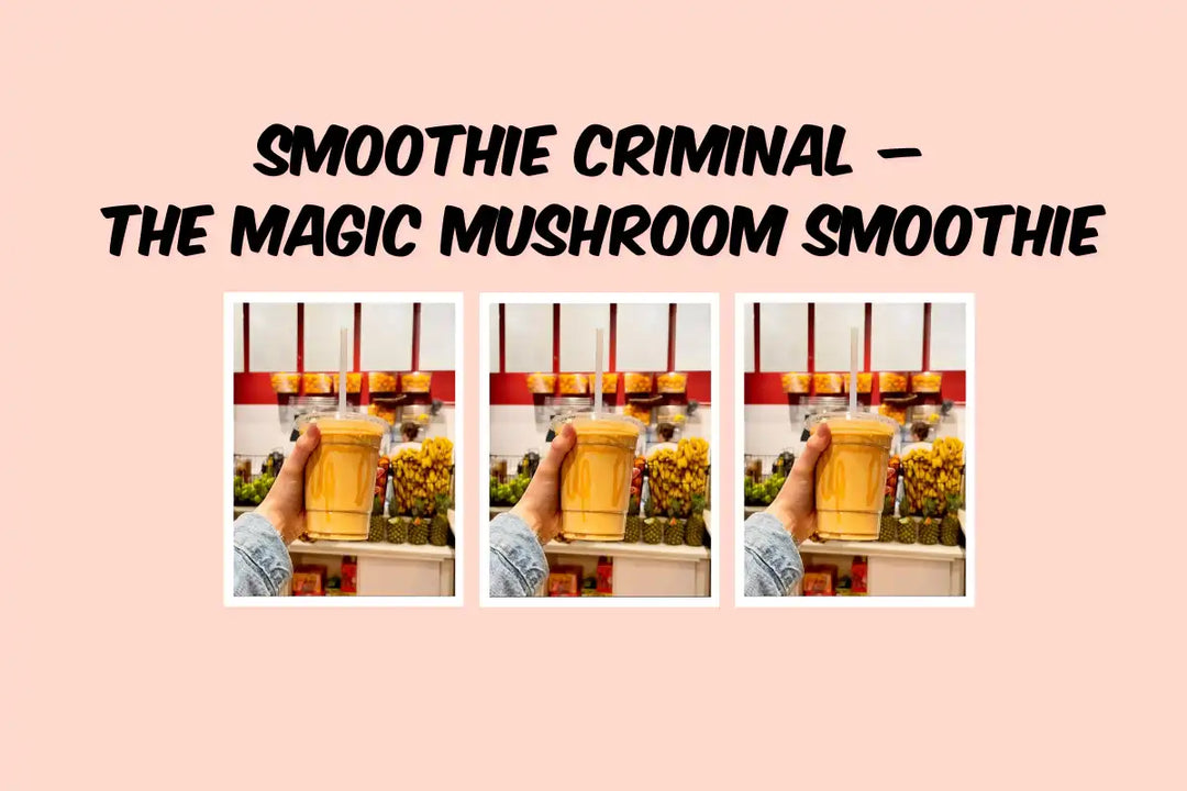 SMOOTHIE CRIMINAL – THE MAGIC MUSHROOM SMOOTHIE