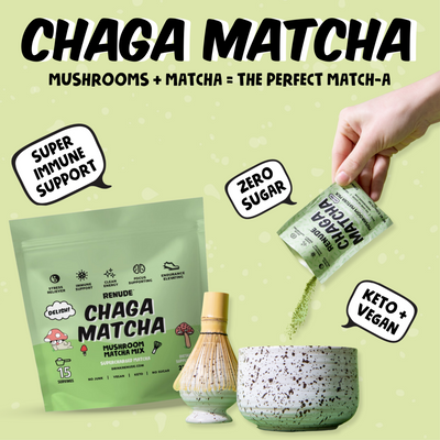 Chaga Matcha 15-Serving Subscription